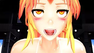 Cute asian გადაეცა შავი მამრობითი უზარმაზარი ყლე